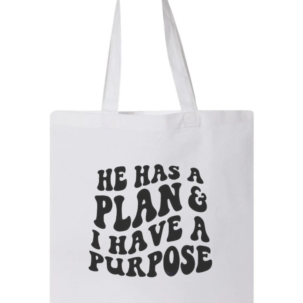 He Has Plan And I Have Purpose Simple Print Design
